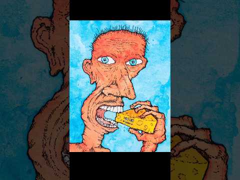 People keep asking me why I paint such ugly creations #art #drawing #painting #creative #artist #ink