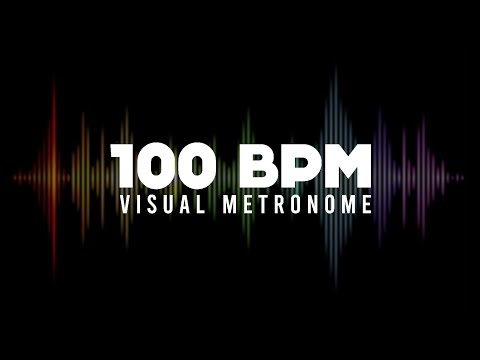 100 BPM Metronome (Visual Metronome / Click Track)