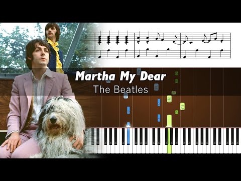 The Beatles - Martha My Dear - ACCURATE Piano Tutorial