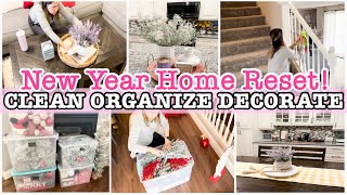 ALL DAY CLEANING AND ORGANIZING | NEW YEAR HOME RESET 2023 | CLEAN WITH ME | SPEED CLEANING