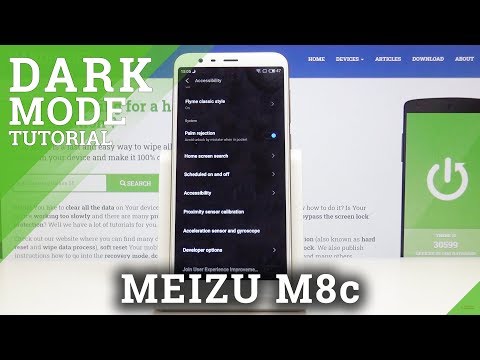 How to Activate Color Inversion in MEIZU M8C – Dark Theme