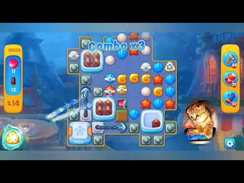 Fishdom 2022, no Boosters,  10058  level  -  прохождение без бустеров,  10058  уровень.