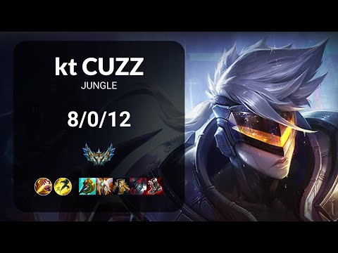 kt Cuzz Vi vs Rek'Sai JUNGLE - KR CHALLENGER Patch 13.12