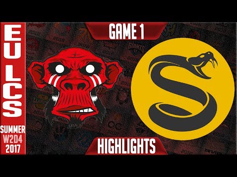 Mysterious Monkeys vs Splyce Highlights Game 1 | EU LCS Week 2 Day 4 Summer 2017 | MM vs SPY G1