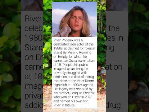 The Tragic Death of River Phoenix: A Star Extinguished at 23 #shorts