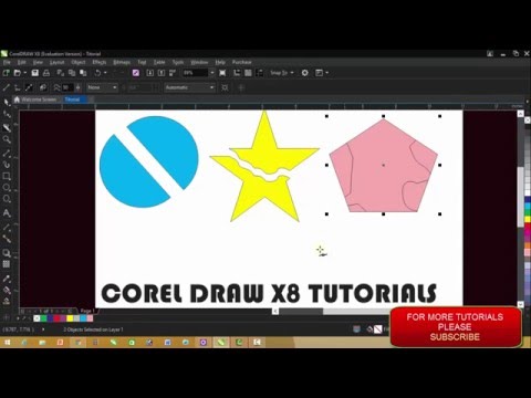 CorelDraw X7 Tutorials Transparency Tool