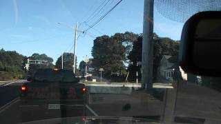 preview picture of video '9/12/14 Commuter train crossing Route 58 in Abington'