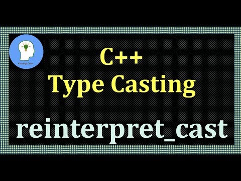 Type casting in C reinterpret cast in C