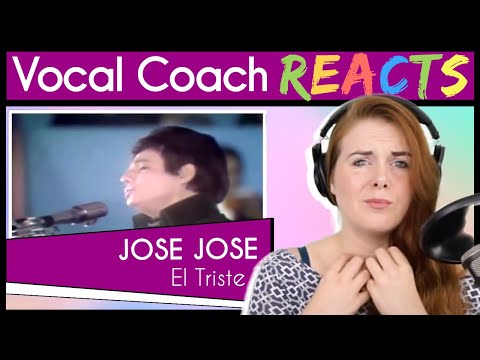 Vocal Coach reacts to Jose Jose - El Triste en vivo 1970 (Live)