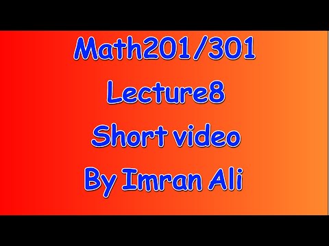Math201/Math301 short video of   lecture 8 | Chain Rule in function of one Variable.
