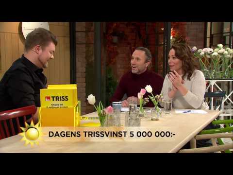 Vinner 5 MILJONER - se den otippade reaktionen - Nyhetsmorgon (TV4)
