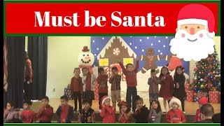 Must be Santa, Jacob sings Christmas song with his class