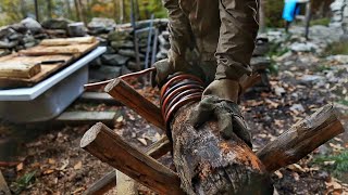 Acqua calda in baita, sistema a legna. Idea migliorata. OFF GRID