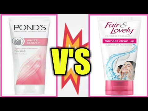 Ponds White Beauty Facewash vs Fair & Lovely Fairness Face Wash Review
