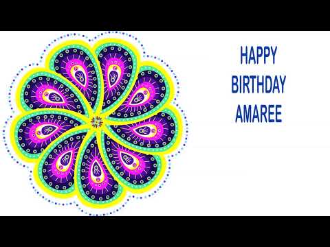 Amaree Indian Designs - Happy Birthday