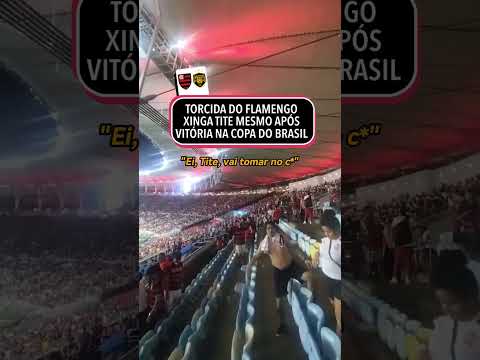 Torcida do Flamengo perdeu a paciência com o Tite #shorts