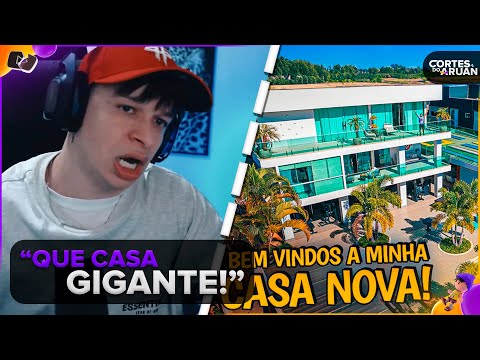 ARUAN REAGE: SEJAM BEM-VINDOS A MINHA NOVA CASA [ TEM ATÉ UM MINI GOLF ] (INVENTO NA HORA)