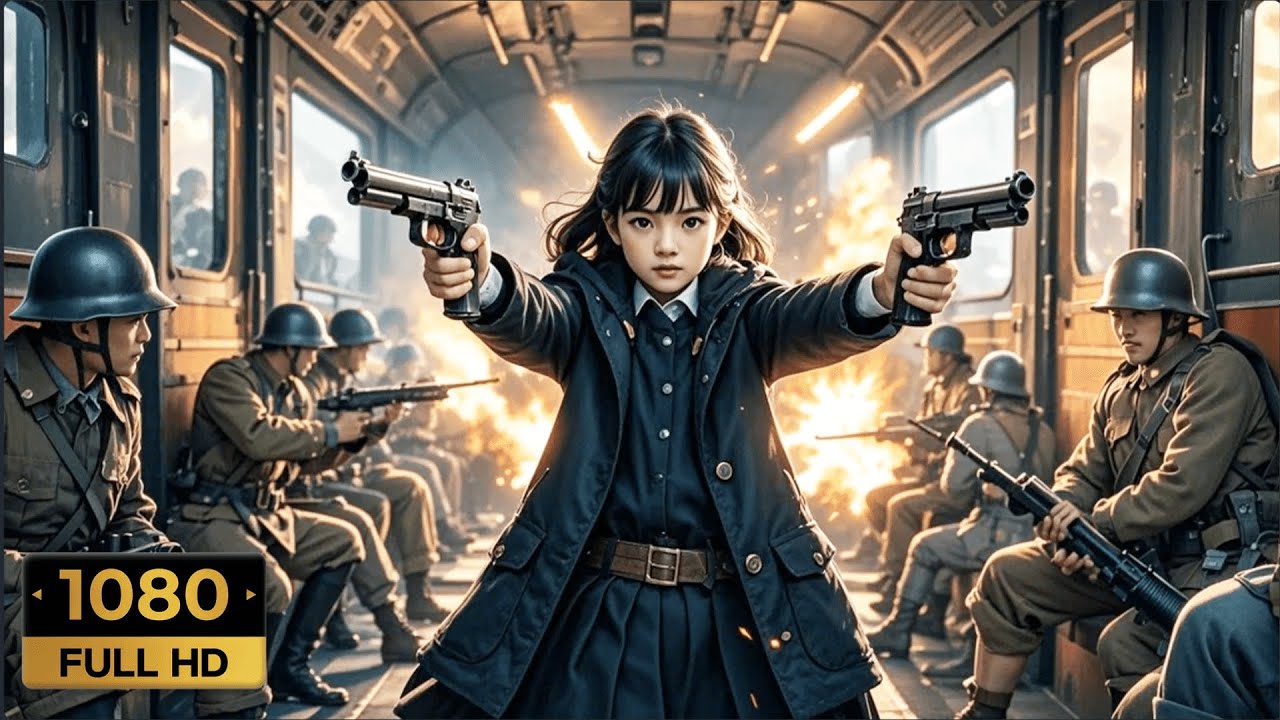 Humiliated by Japanese, She's a Super Agent! Massacring a Train of Japanese.