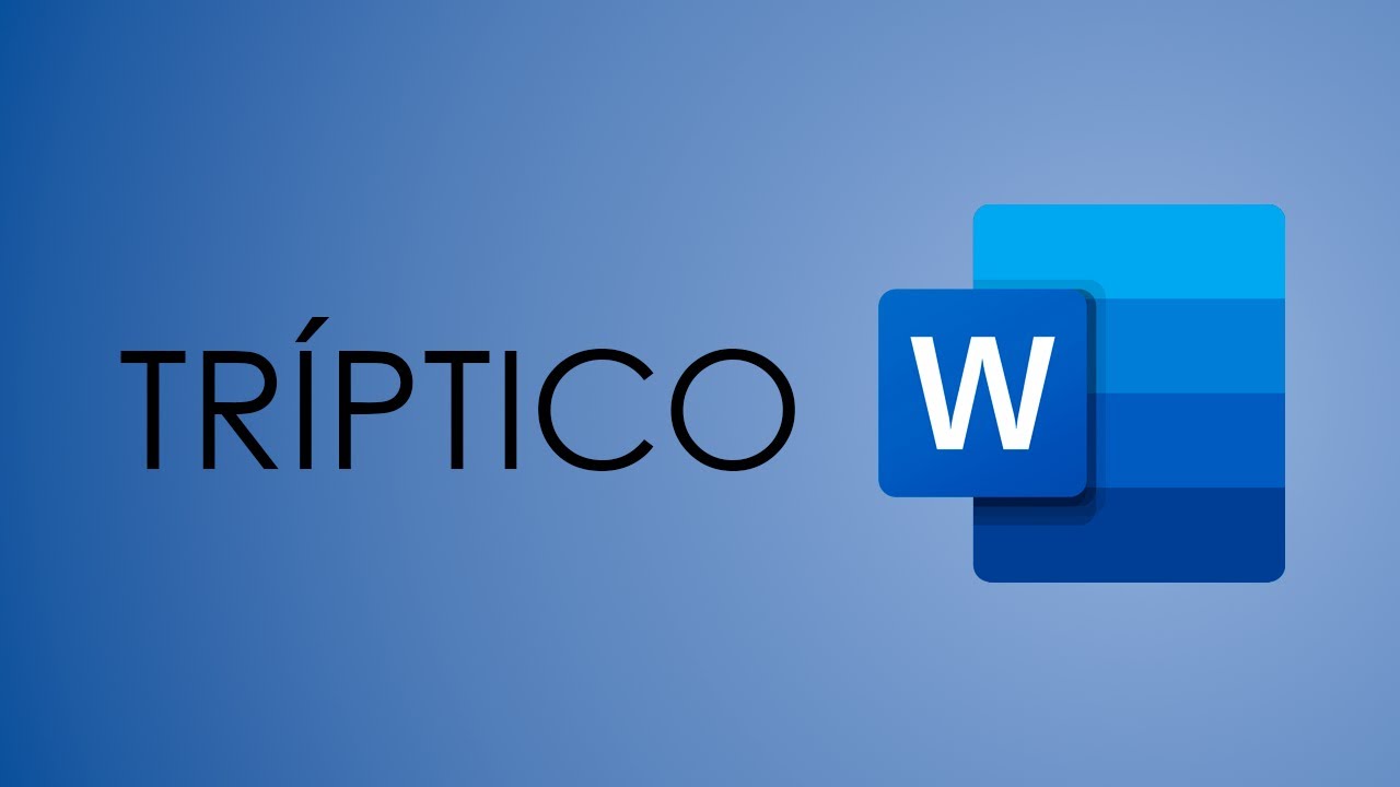 Cómo hacer un TRÍPTICO personalizado en Word