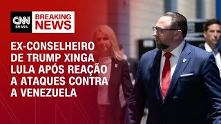 Ex-conselheiro de Trump xinga Lula por reação aos ataques na Venezuela | CNN PRIME TIME