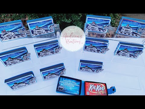 Race Car Party Favors | Kitkat Wallets