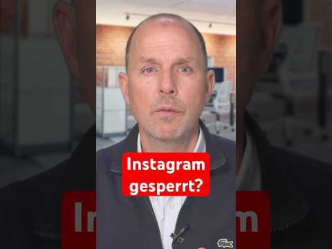 Instagram-Account gesperrt? 😤​ Das solltest du tun! | WBS.LEGAL #shorts