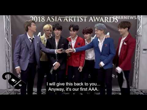 BTS หลังรับรางวัล AAA 2018