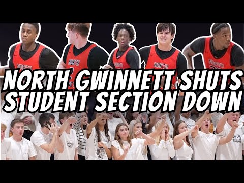 Refs Were HEARING It 😳 North Gwinnett vs Norcross | Wild Student Section, Big Win For North Gwinnett