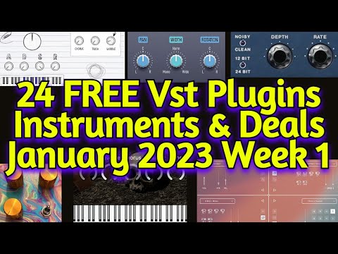 24 Best New FREE VST Plugins, Vst Instruments, Sample Packs & Plugin Deals - JANUARY 2023 Week 1