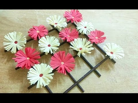 How to make simple Newspaper wall hanging Video