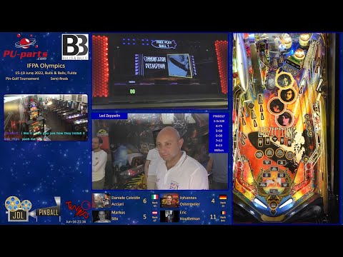 IFPA Olympics Pingolf Main Semi-Final: 16-Jun-22