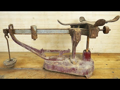 Restoration Of Antique Rusty Scale