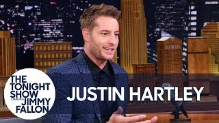 The Tonight Show Starring Jimmy Fallon : Justin Hartley Got Busted for Pretending to Be Ryan Reynolds for a Fan (21.11.17)