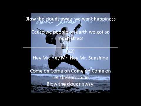 Martin Jondo - Mr. Sunshine lyrics