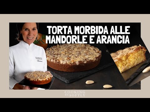 Torta morbida alle mandorle e arancia - veloce, facile, golosa e gluten free