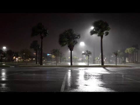 Hurricane Nicole, Overnight Landfall, Melbourne, FL - 11/9/2022