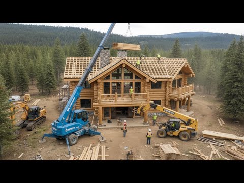150 Days of Battling Nature to Build a Wooden House