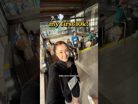 Running my first 10k race! 🏃🏻‍♀️💨 #dailyvlog #10k