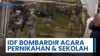 Israel Bombardir Acara Pernikahan di Gaza dan Targetkan Sekolah yang Dijadikan Tempat Pengungsian