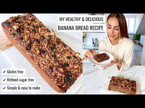 MY BANANA BREAD RECIPE | Gluten Free, Refined Sugar Free & Healthy | Annie Jaffrey
