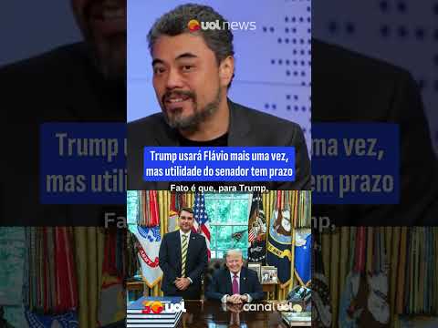 Trump usará Flávio mais uma vez, mas utilidade do senador tem prazo de validade, afirma Sakamoto