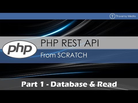 PHP REST API From Scratch 1 Database Read
