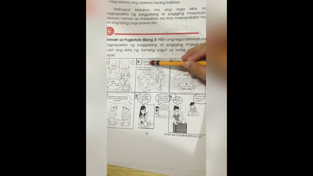 Putar video Piliin ang larawan na nagpapakita ng PAGGALANG at pagiging MASUNURIN Q3 ESP Grade 1 week 1 sekarang Piliin ang larawan na nagpapakita ng PAGGALANG at pagiging MASUNURIN Q3 ESP Grade 1 week 1
