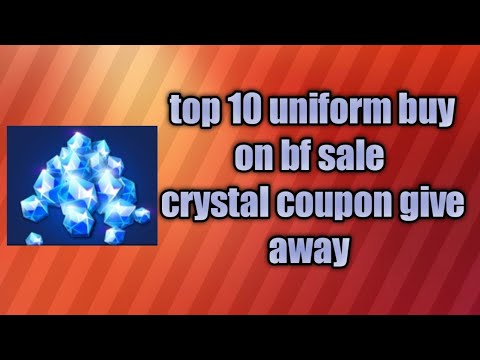 #marvelfuturefight  top 10 uniform buy on bf sale and crystal coupon giveaway!!!!!