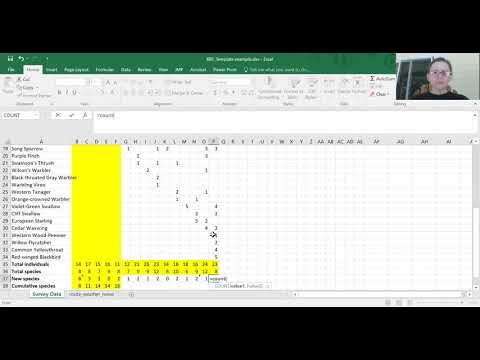 Generating A Species Accumulation Plot In Excel For Bbs Data