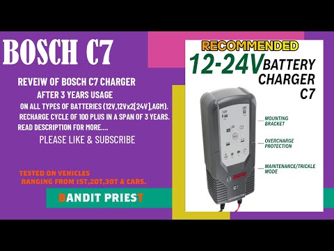 Bosch C7 chargers Review after 3 years usage |Highly Recommended|