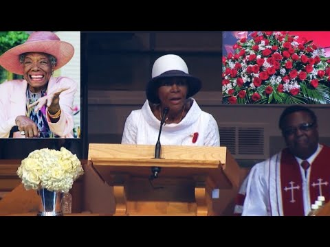RIP Cicely Tyson!  Breaks Down In An emotional Tribute to Maya Angelou  At Her Funeral ♥♥♥