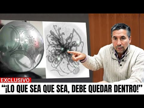 Miniatura de La esfera de buga que le fue donada a Jaime Mausan si que parece ser un artefacto extraterrestre de una civilizacion super avanzada 🤔 la datacion por carbono resulta de que pertenece a 7mil años antes de las piramides de Egipto 🛸👽 tiene conectores de fibra optica