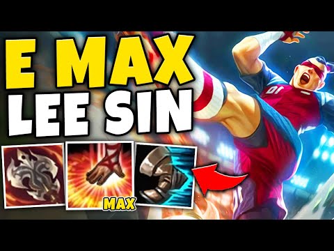 WTF?! E MAX LEE SIN = 10 CS A MINUTE! INSANE CLEAR AND MAGIC DAMAGE - League of Legends