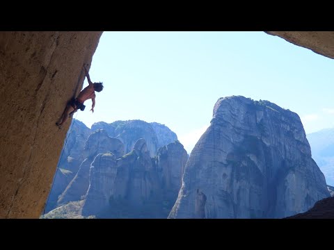 Diagonian Devil 8a+ / 5.13c (Meteora, Greece) Uncut Ascent
